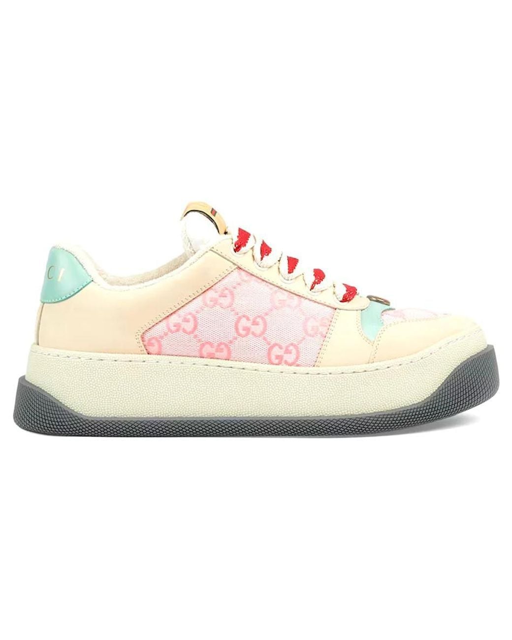 Gucci Pink (Wmns) Screener Sneaker 'Gg Monogram'