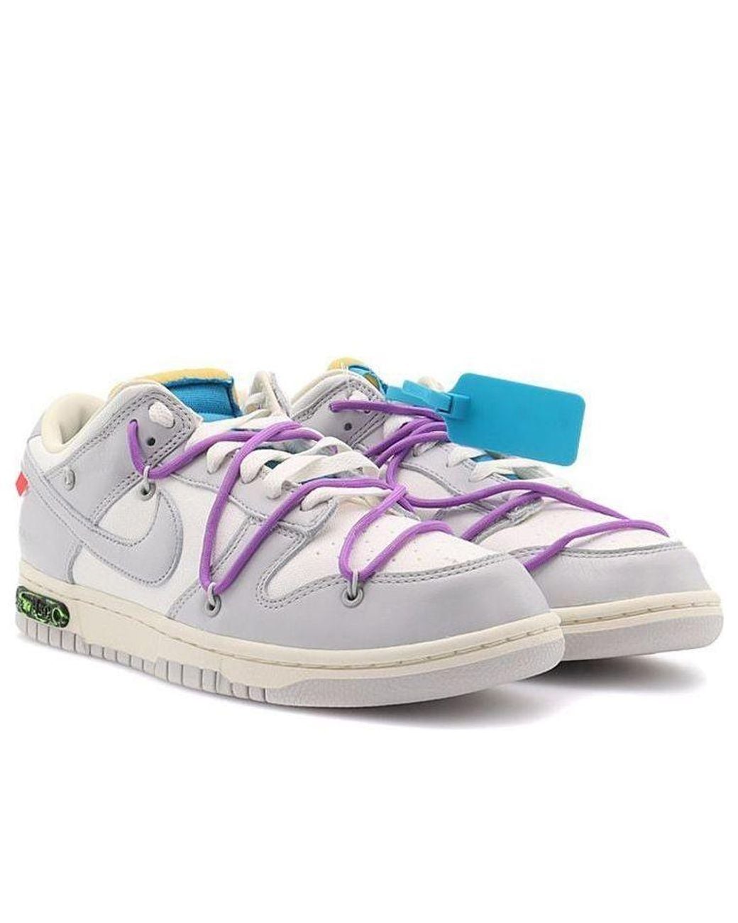 Nike Blue X Off- Dunk Low 'Lot 47 Of 50' for men