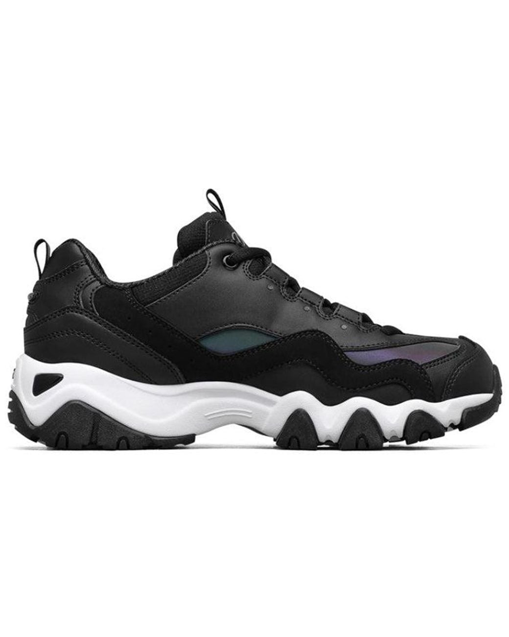 Skechers Black (Wmns) D'Lites 2.0 Running Shoes