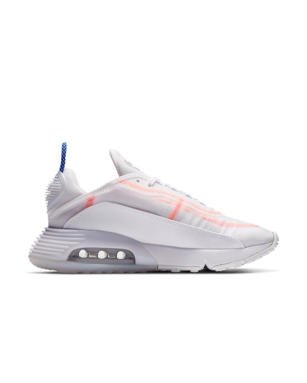 Nike White Air Max 2090/Racer-Flash Crimson Ct1290-100