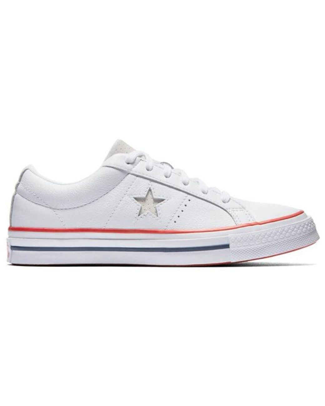 Converse White One Star Low for men