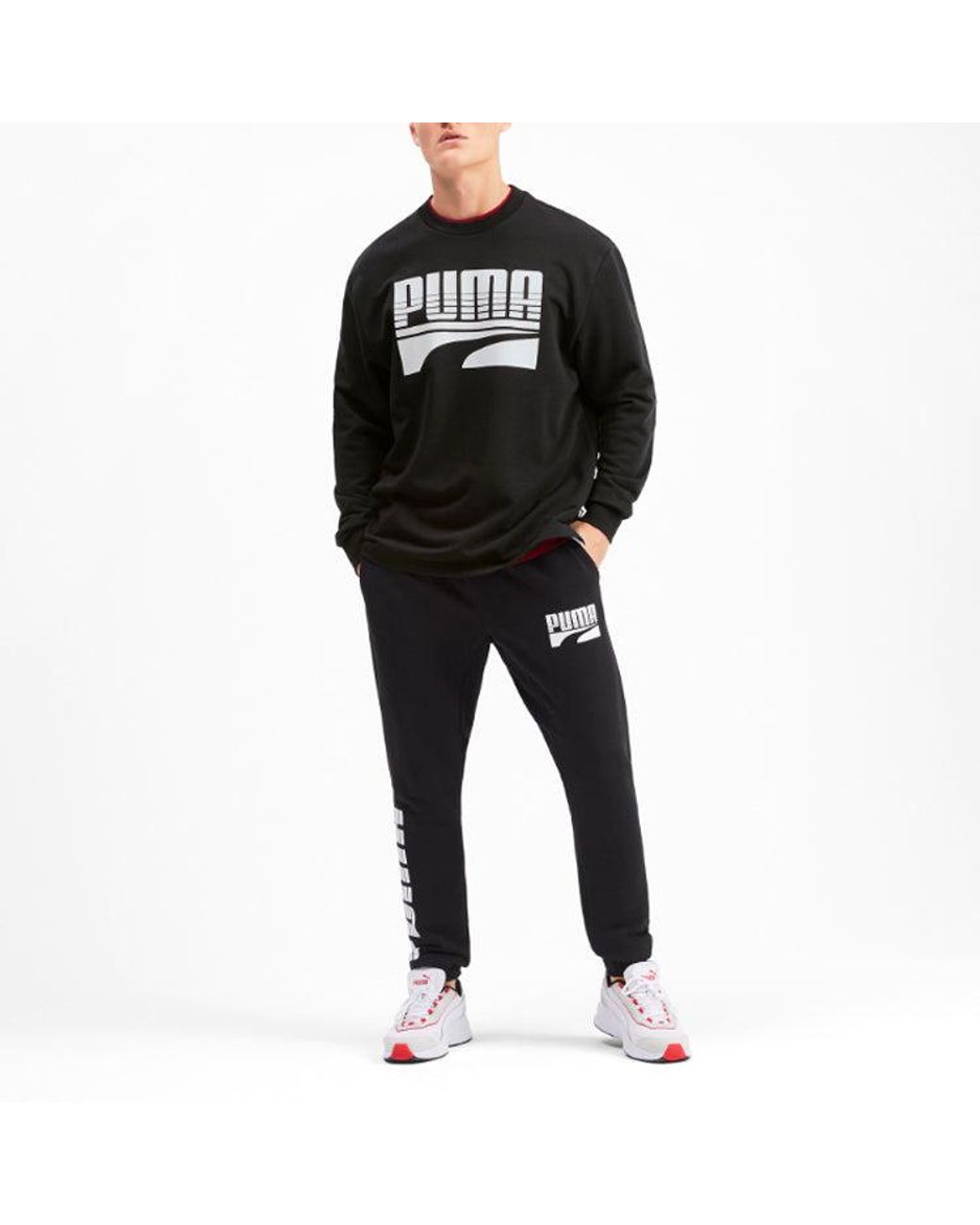 PUMA Black Rebel Bold Logo Sweater for men