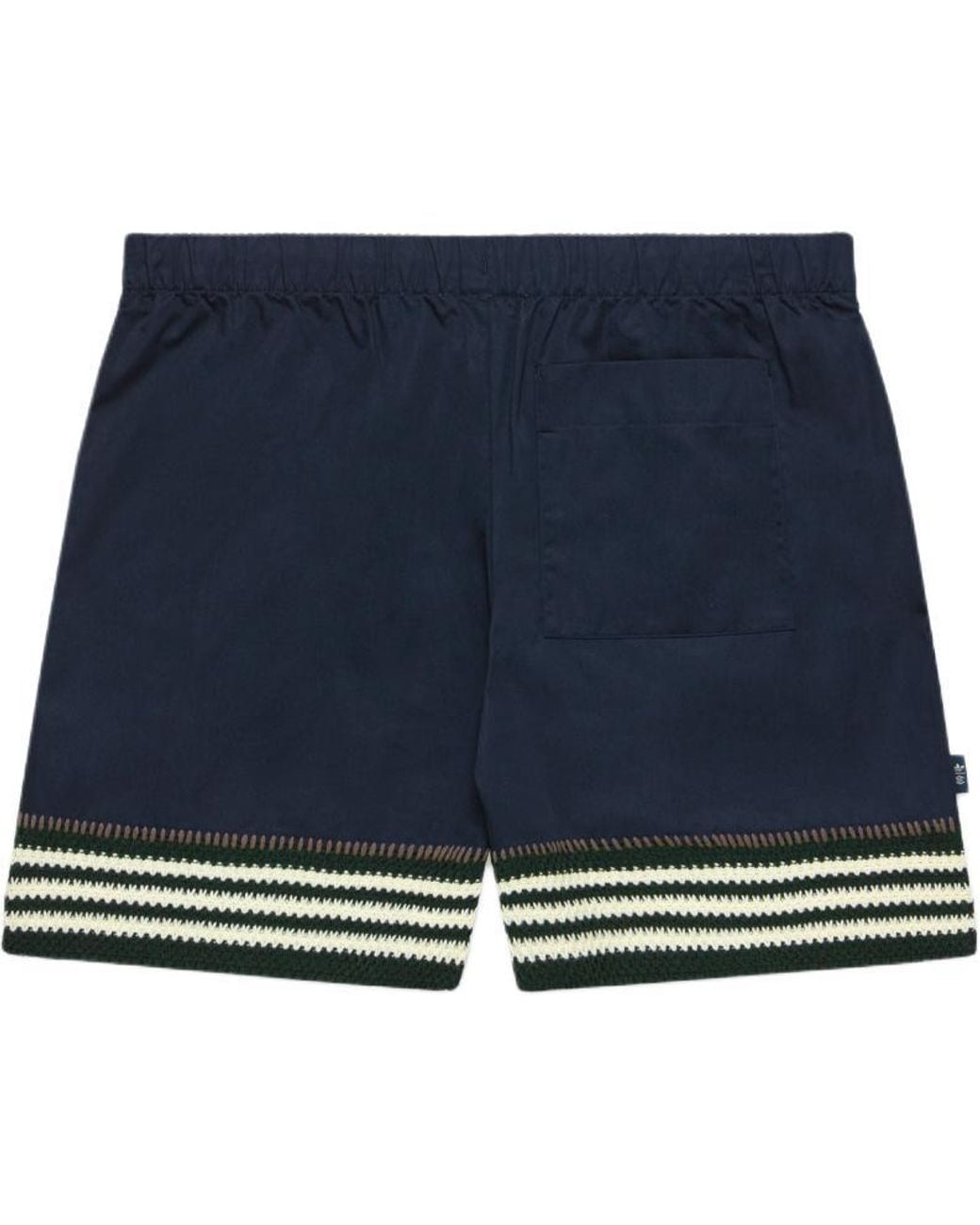 Adidas Blue X Clot Knit Shorts By Edison Chen 'Cream' for men