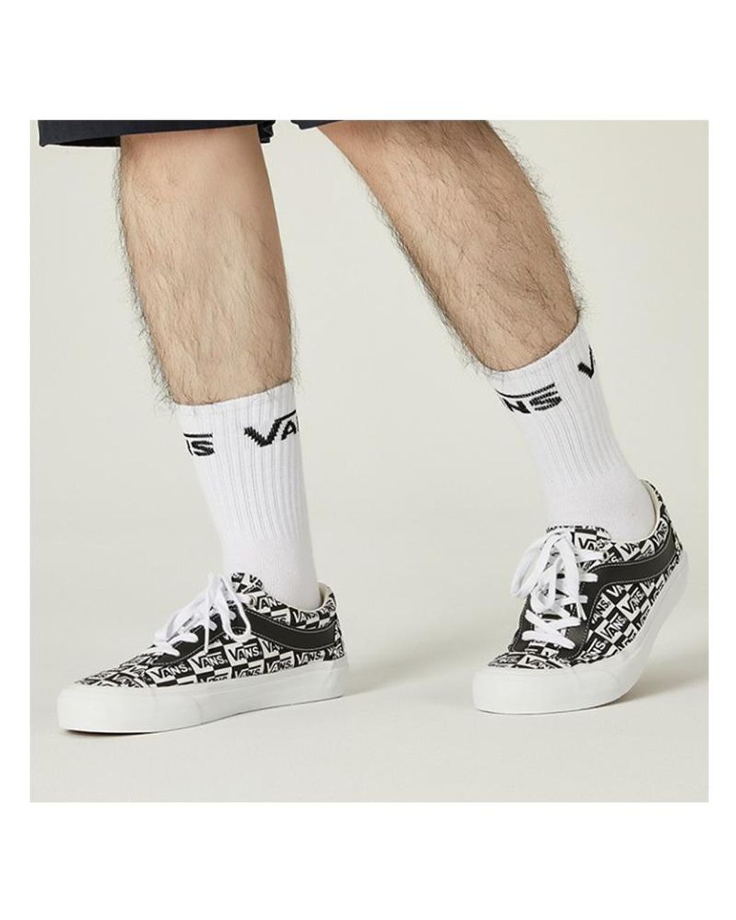 Vans White Bold Ni 'Logo Checkerboard' for men