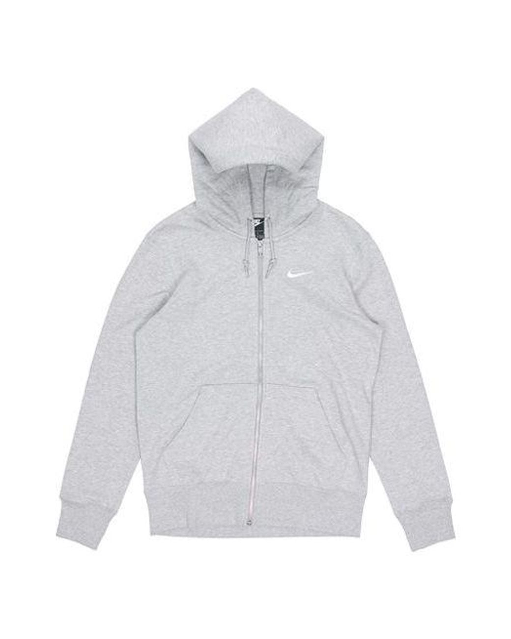 Nike White Full Sleeve Solid Sweatshirt for men