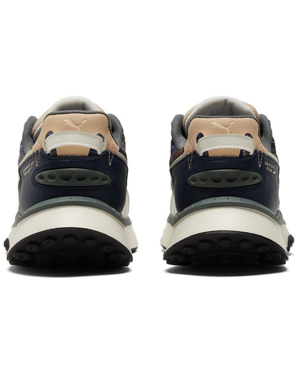 PUMA Blue Wild Rider Flannel Cream' for men