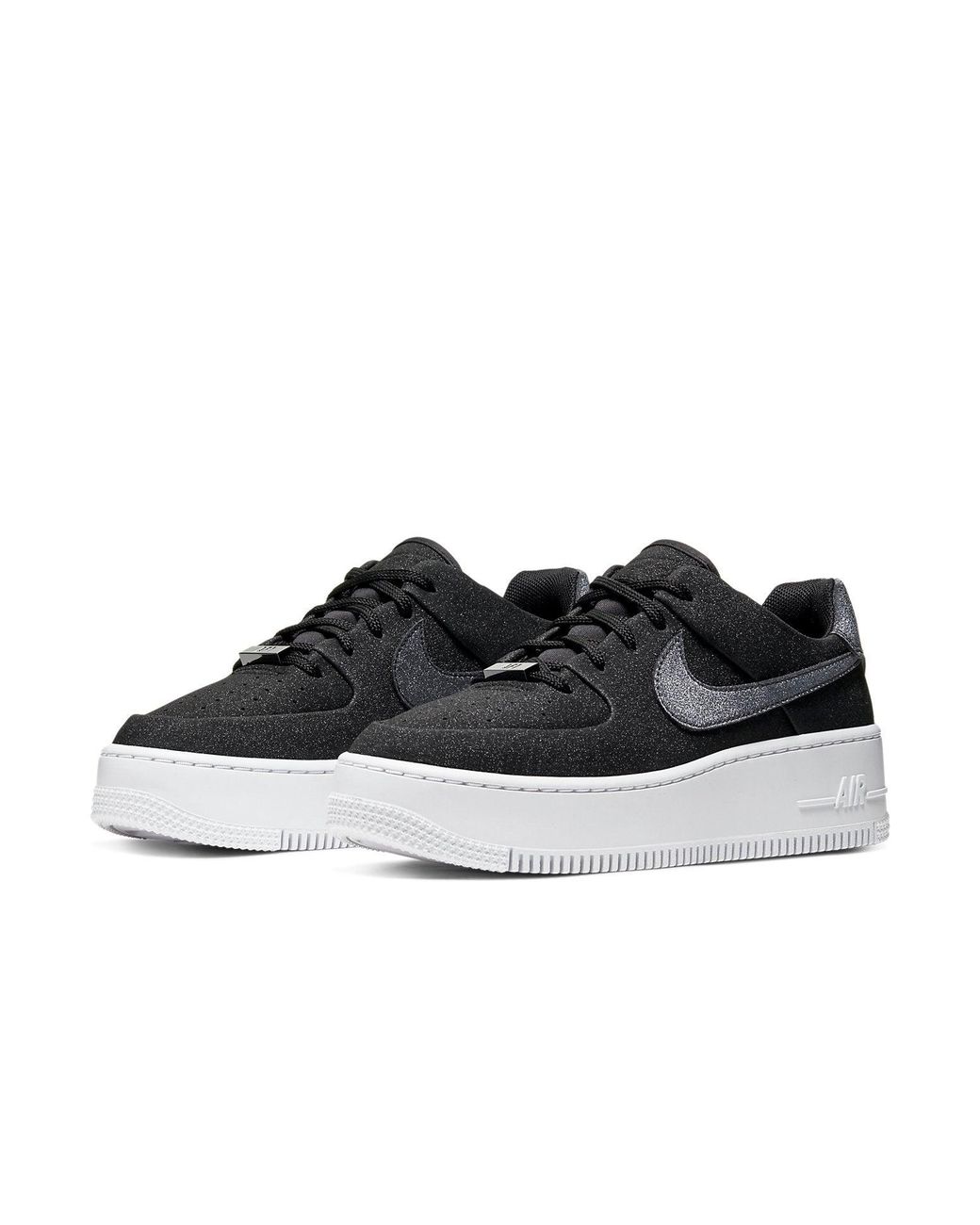 Nike Black (Wmns) Air Force 1 Sage Low Lx