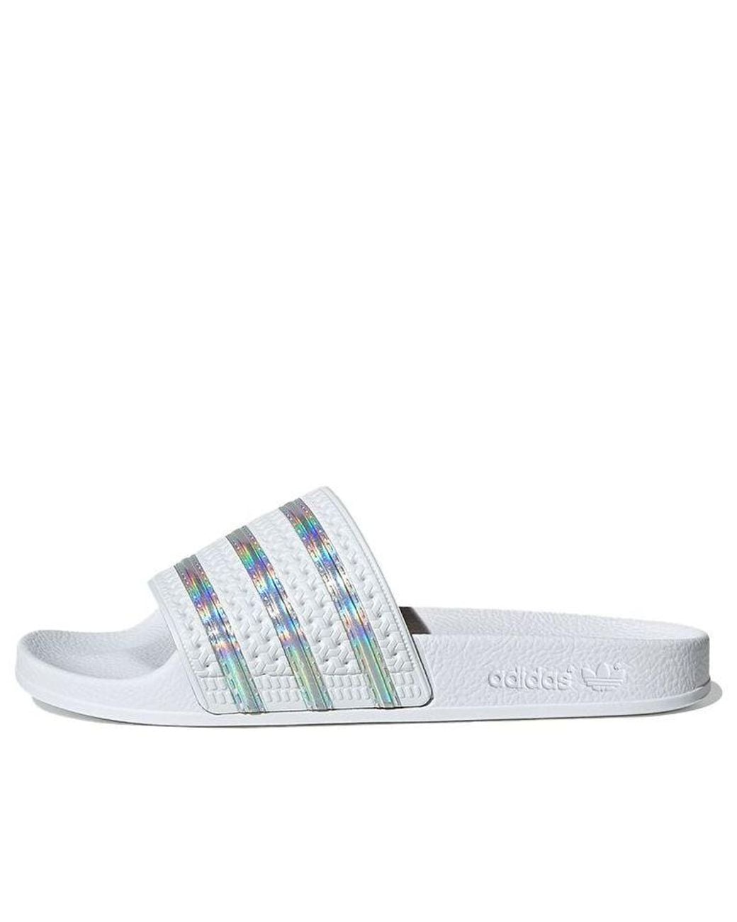 Adidas Blue (Wmns) Adilette Slide Iridescent'