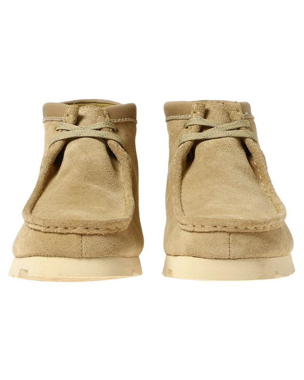 Clarks Natural Wallabee Boots Gtx Suede 'Maple' for men