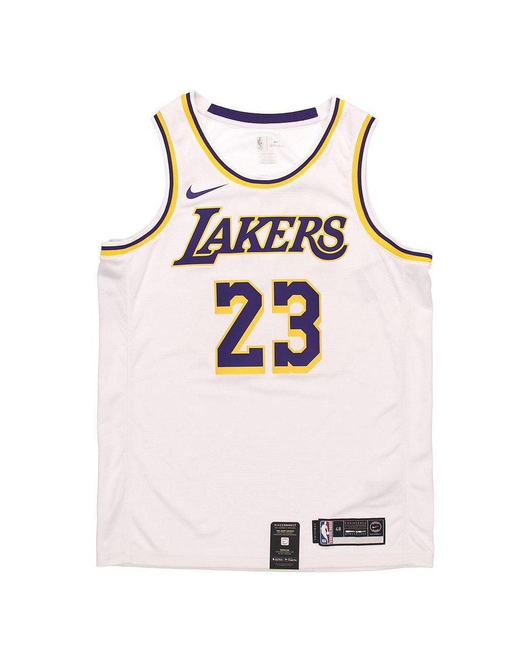 Nike Pink Nba Los Angeles Lakers Lebron James No. 23 Jersey for men