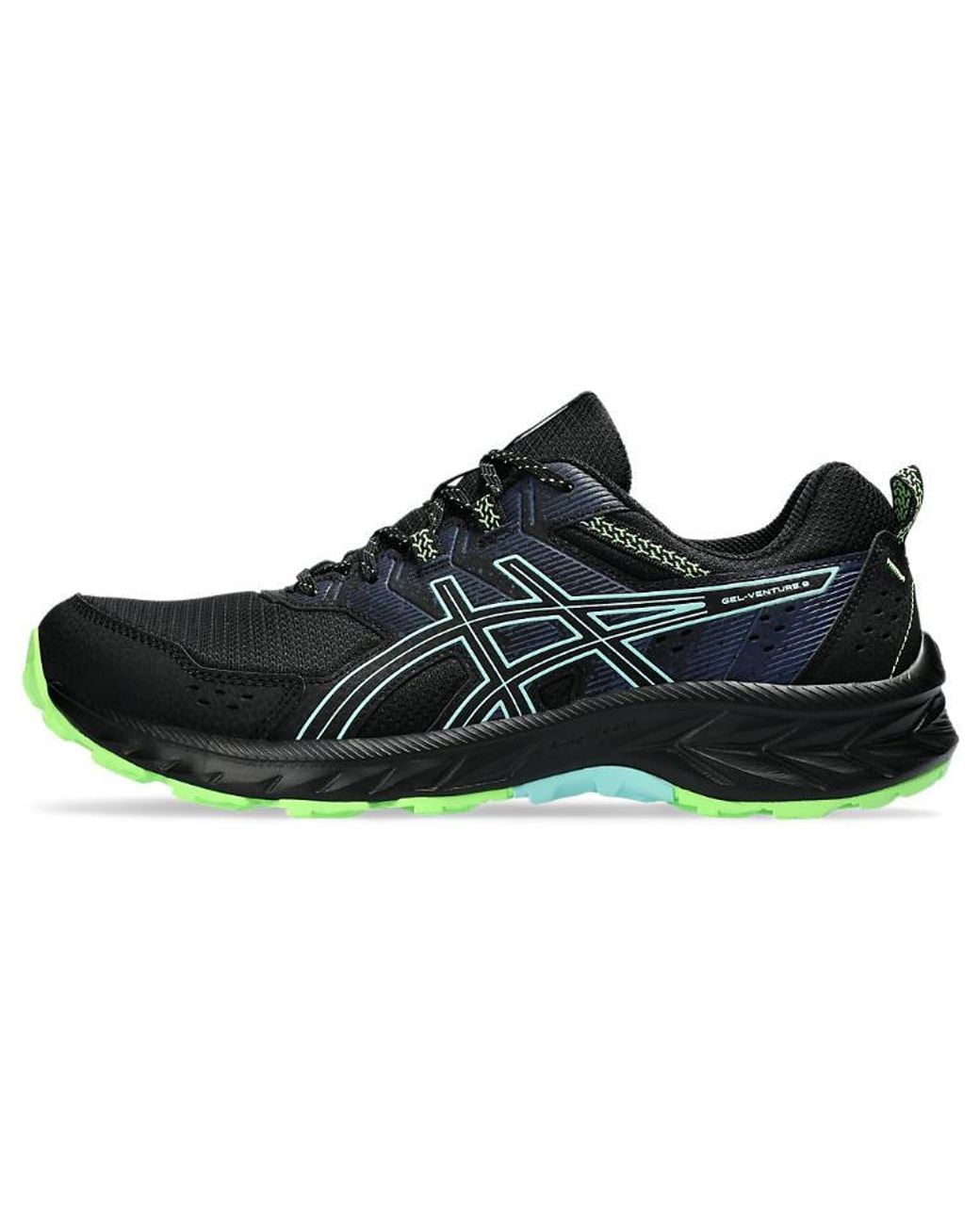 Asics Black Gel-Venture 9 Illuminate Mint' for men