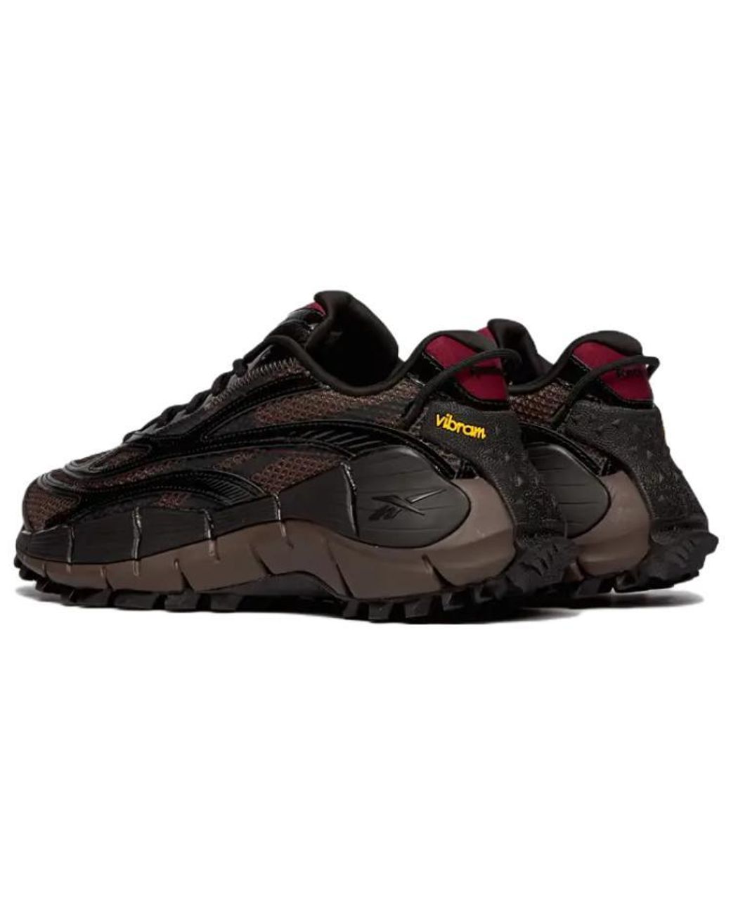 Reebok Black Zig Kinetica 2. A$Ap Nast 'Dark' for men