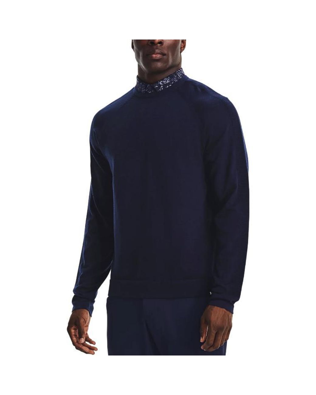 Under Armour Blue Intelliknit Crew 'Midnight' for men
