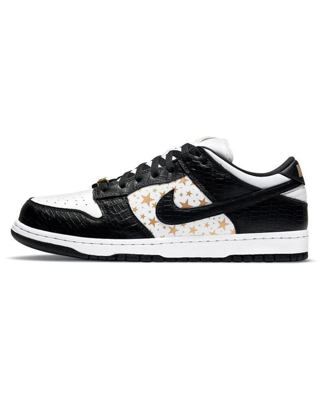 Nike Black X Supreme Sb Dunk Low Og Qs for men