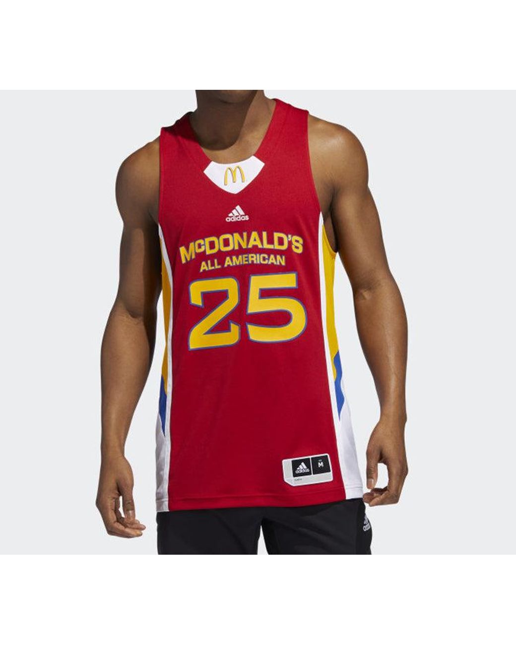 Adidas Red D Rose Mcdonald's All American Swingman Jersey for men