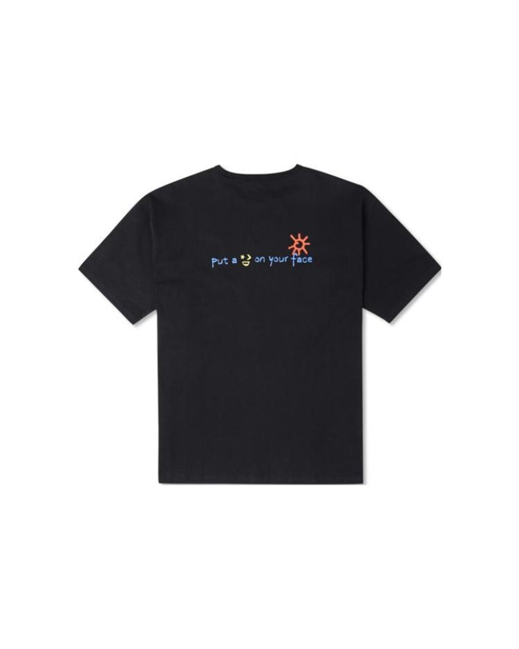 Converse Black Put-A-Smile-On-Your-Face Logo T-Shirt