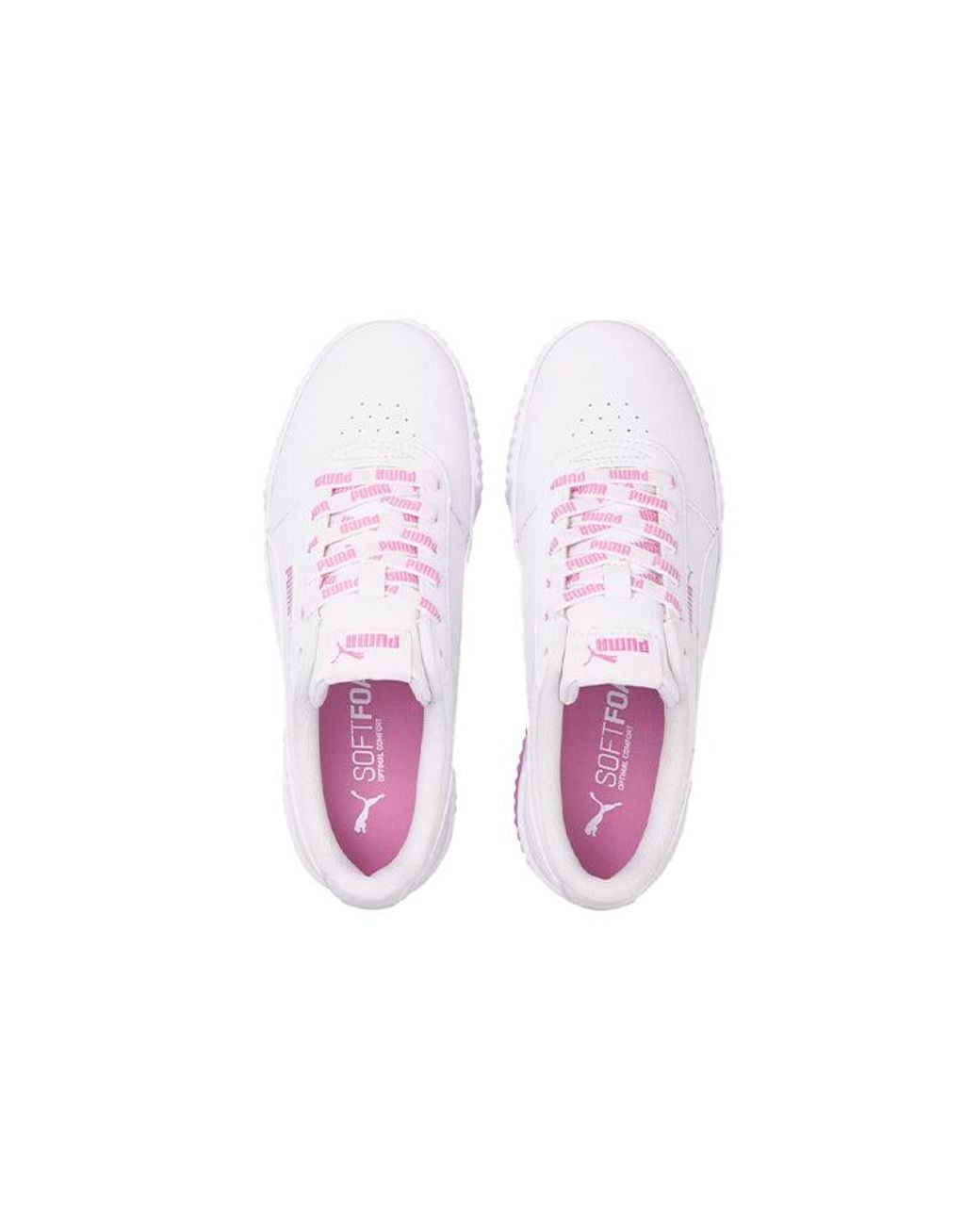 PUMA White (Wmns) Carina Logomania Kadin Sneakers