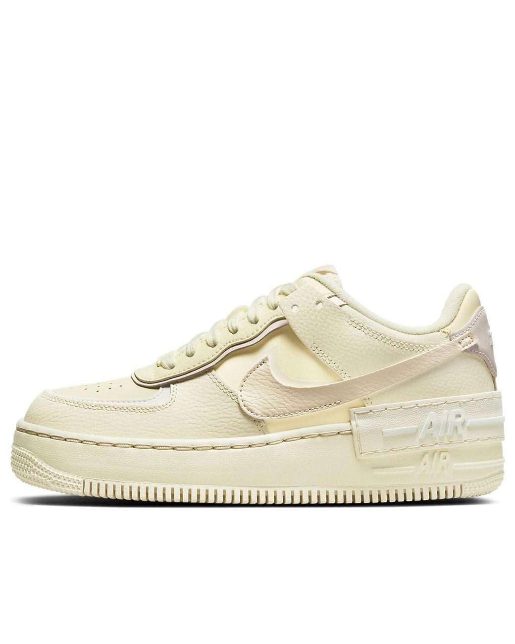 Nike White (Wmns) Air Force 1 Shadow 'Coconut Milk'