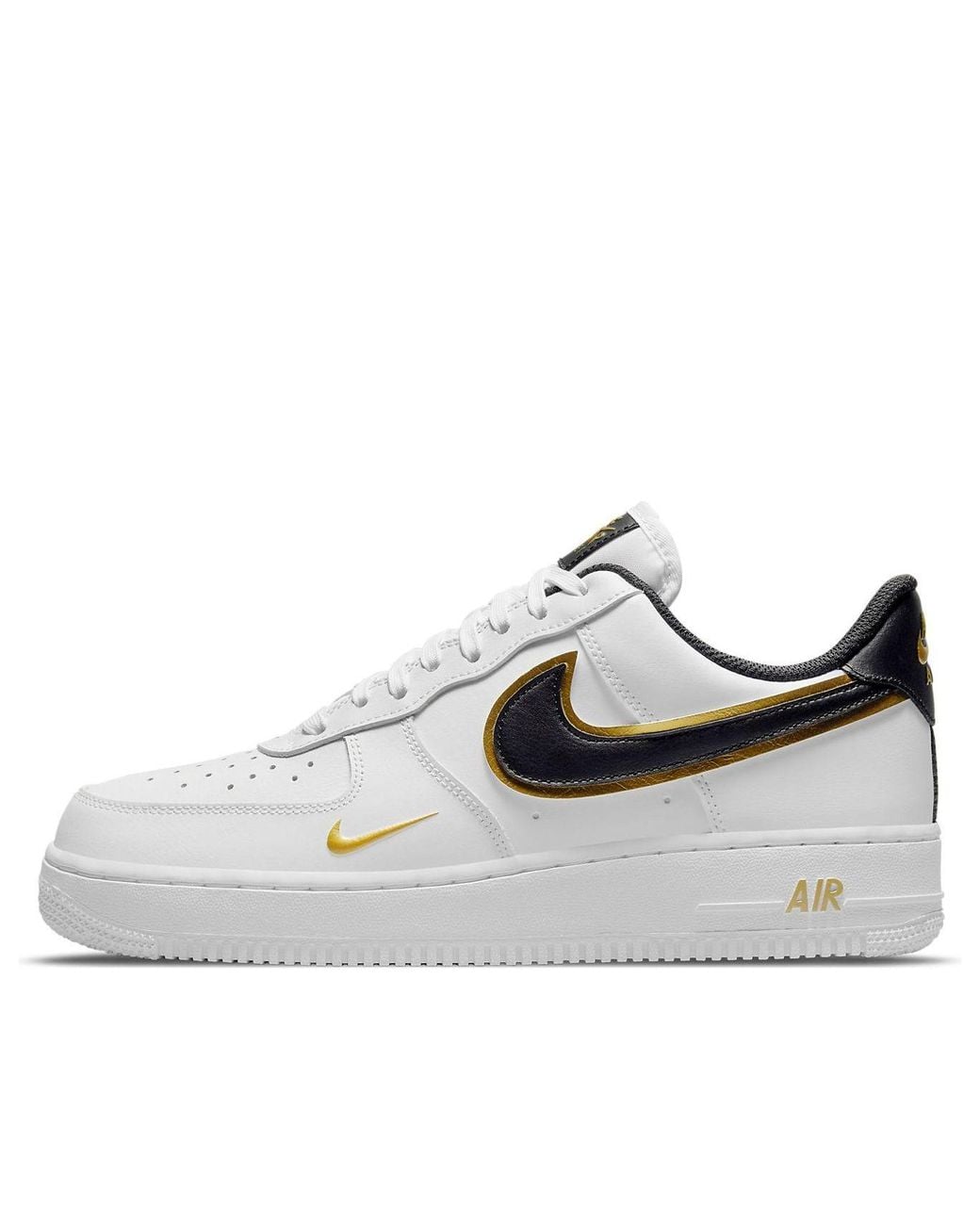 Nike White Air Force 1 '07 Lv8 'Metallic Swoosh Pack for men