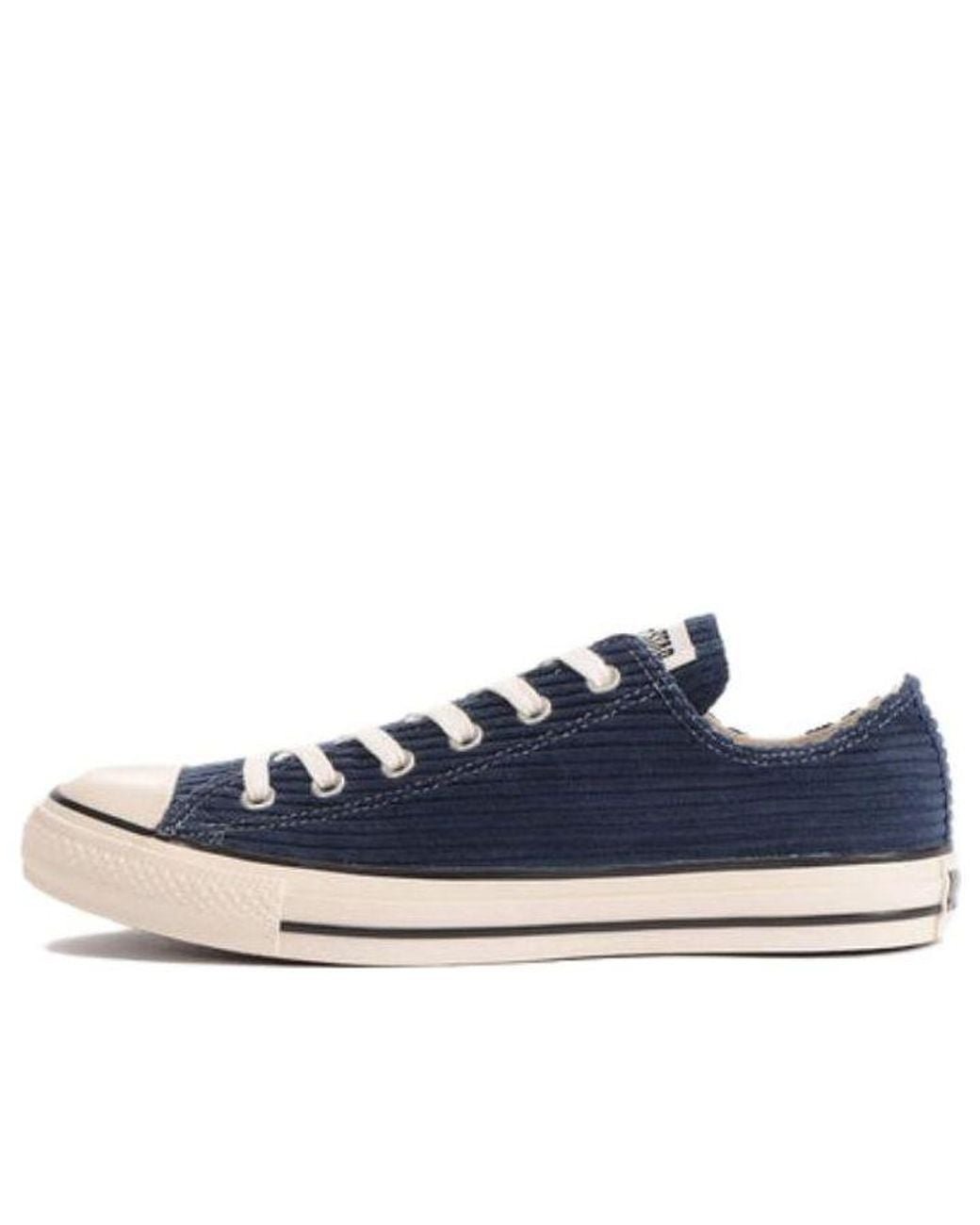 Converse Blue All Star Us Corduroy Ox for men