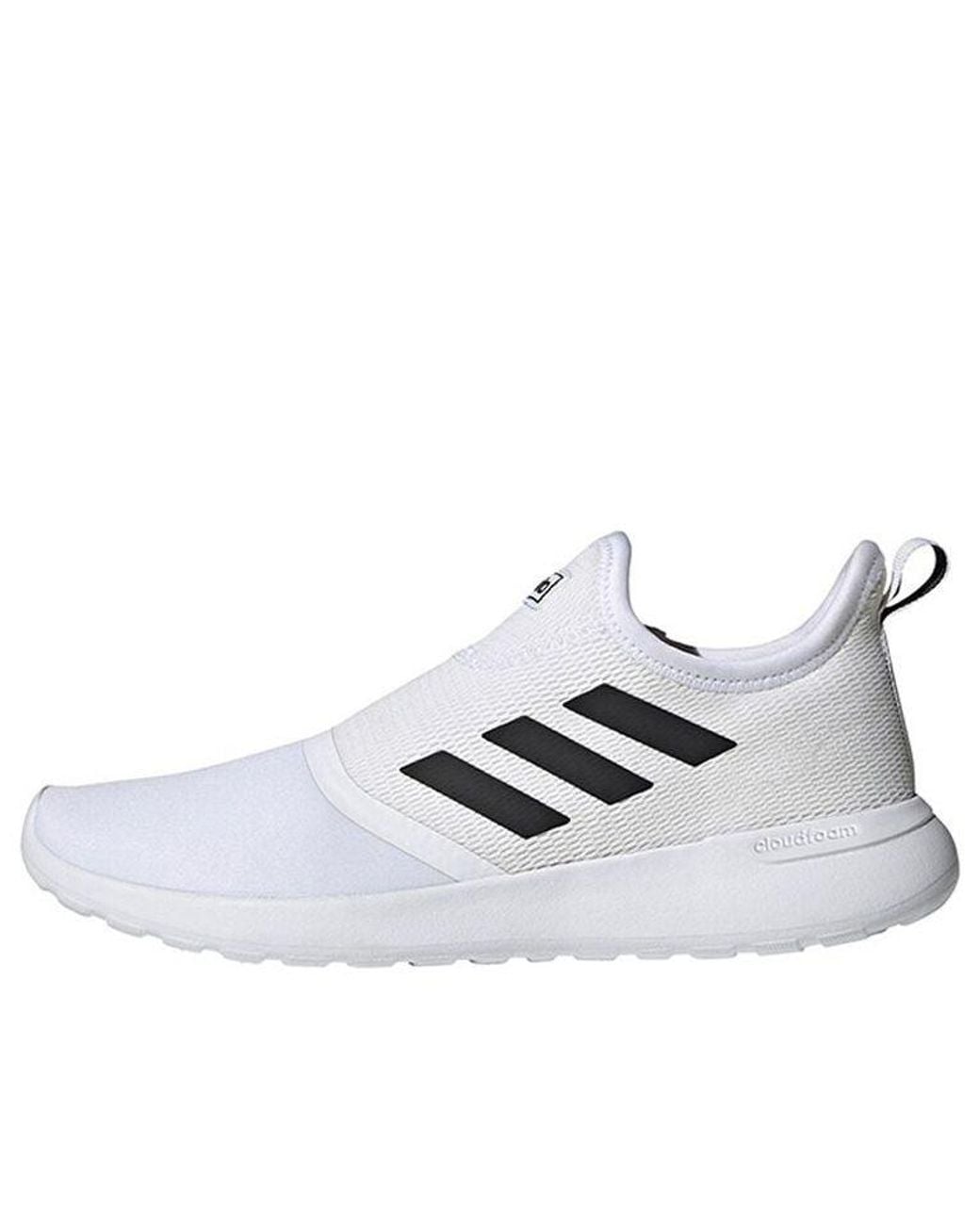 Adidas White Lite Racer Slip-On for men