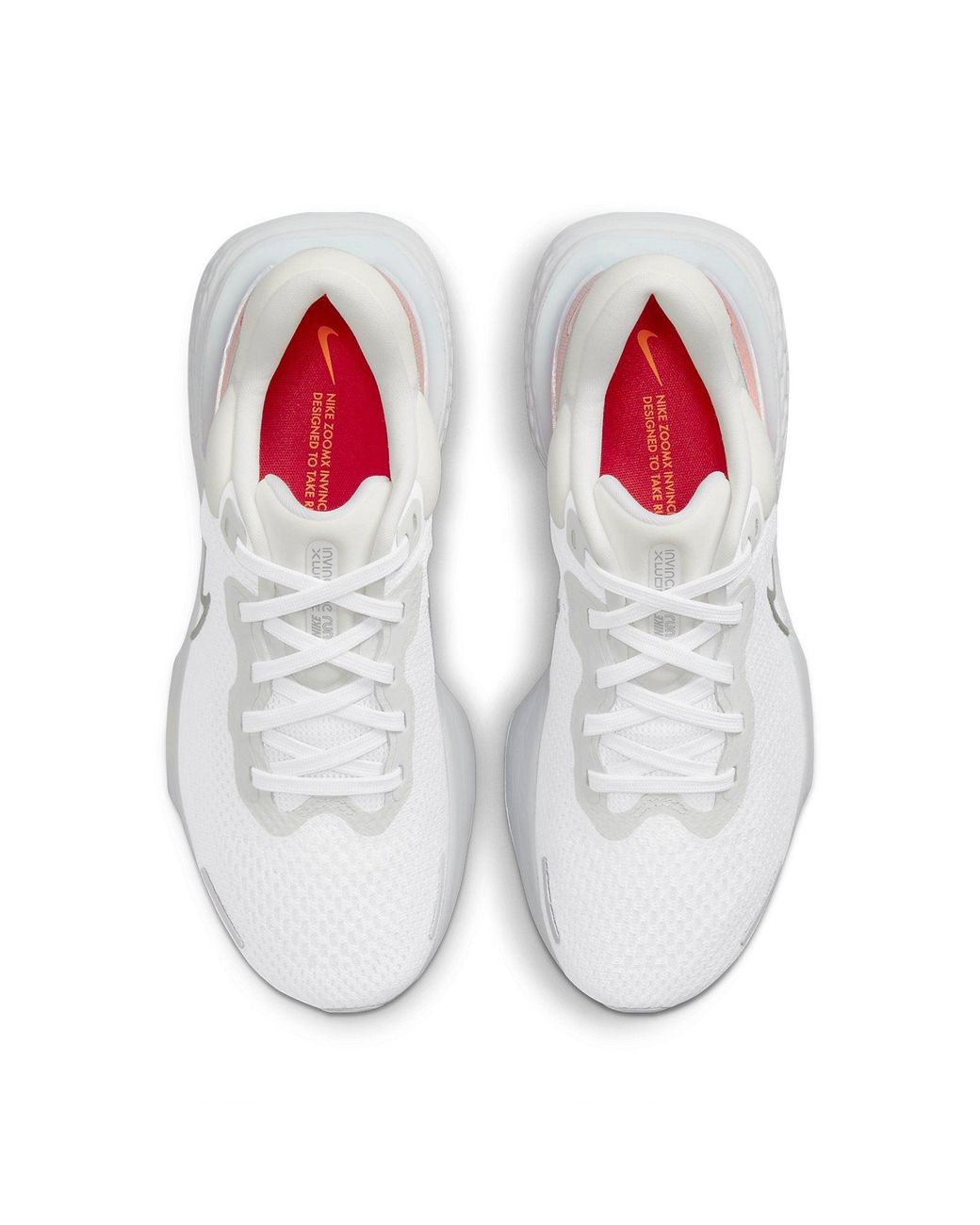 Nike White Zoomx Invincible Run Flyknit Metallic' for men