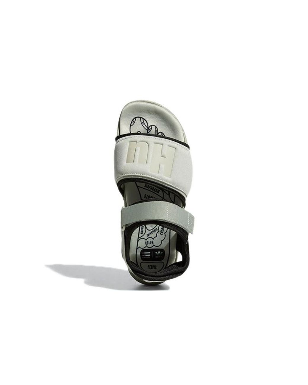 Adidas Green X Pharrell Adilette 2.0 Slide 'Halo' for men