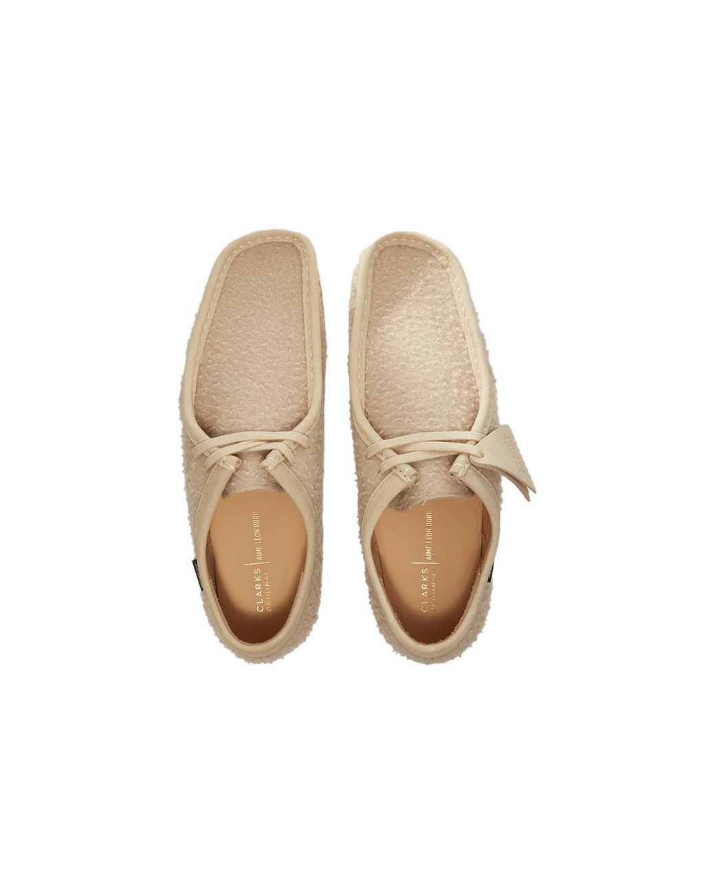 Clarks Natural X Aime Leon Dore Wallabee Casentino Wool for men