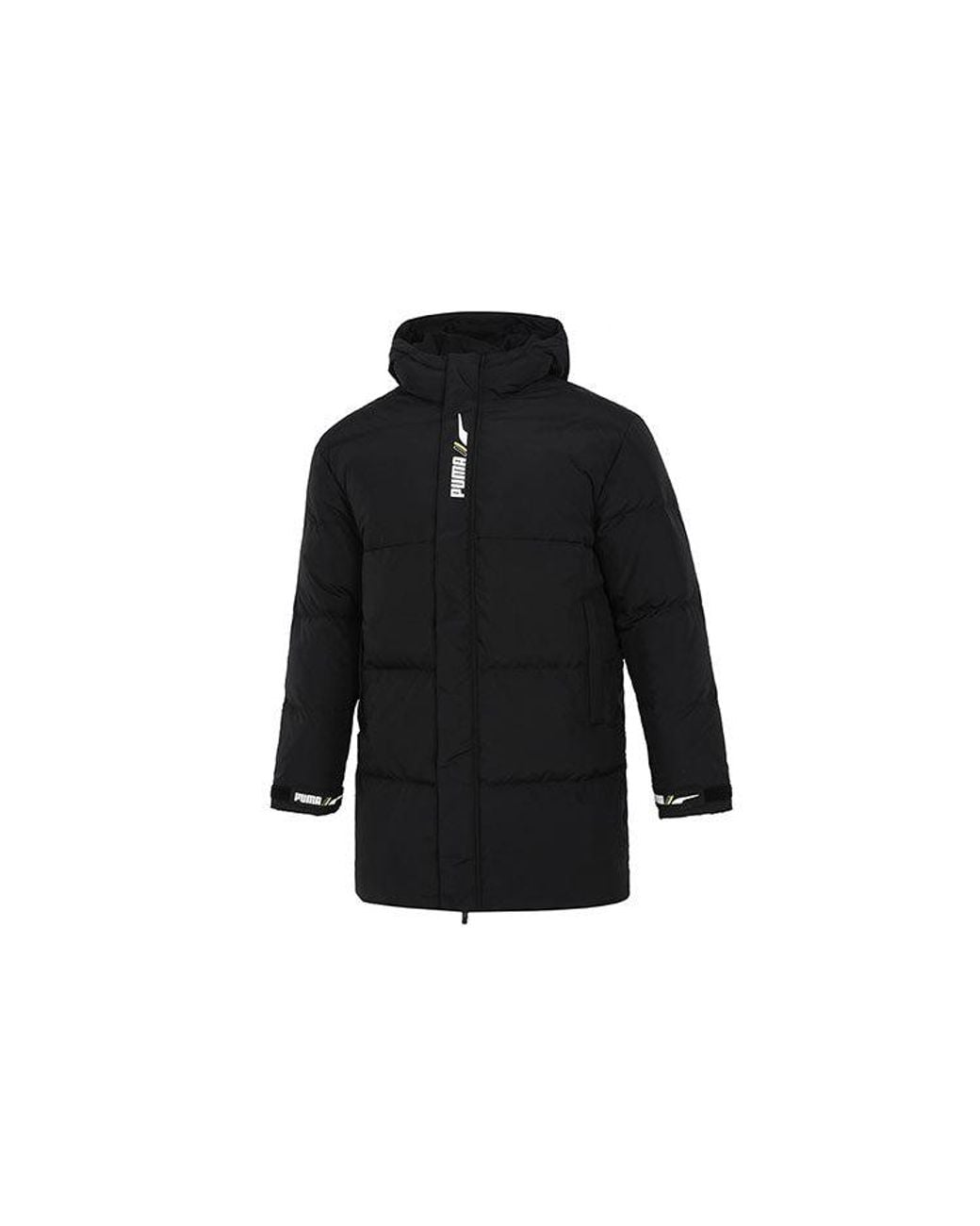 PUMA Black Windproof Down Warm Jacket for men