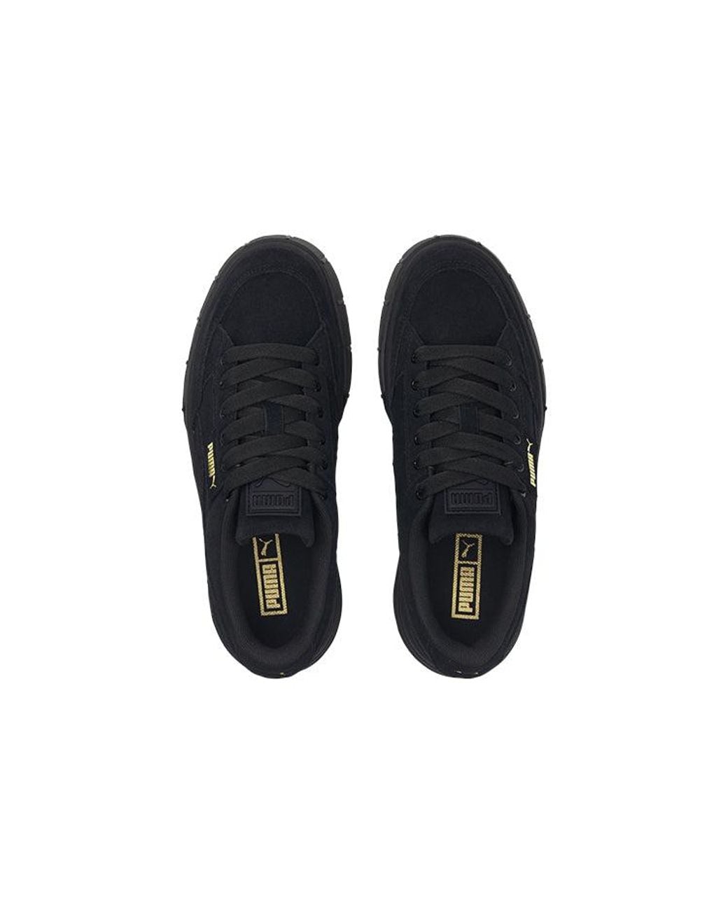 PUMA Black (Wmns) Mayze Stack Suede