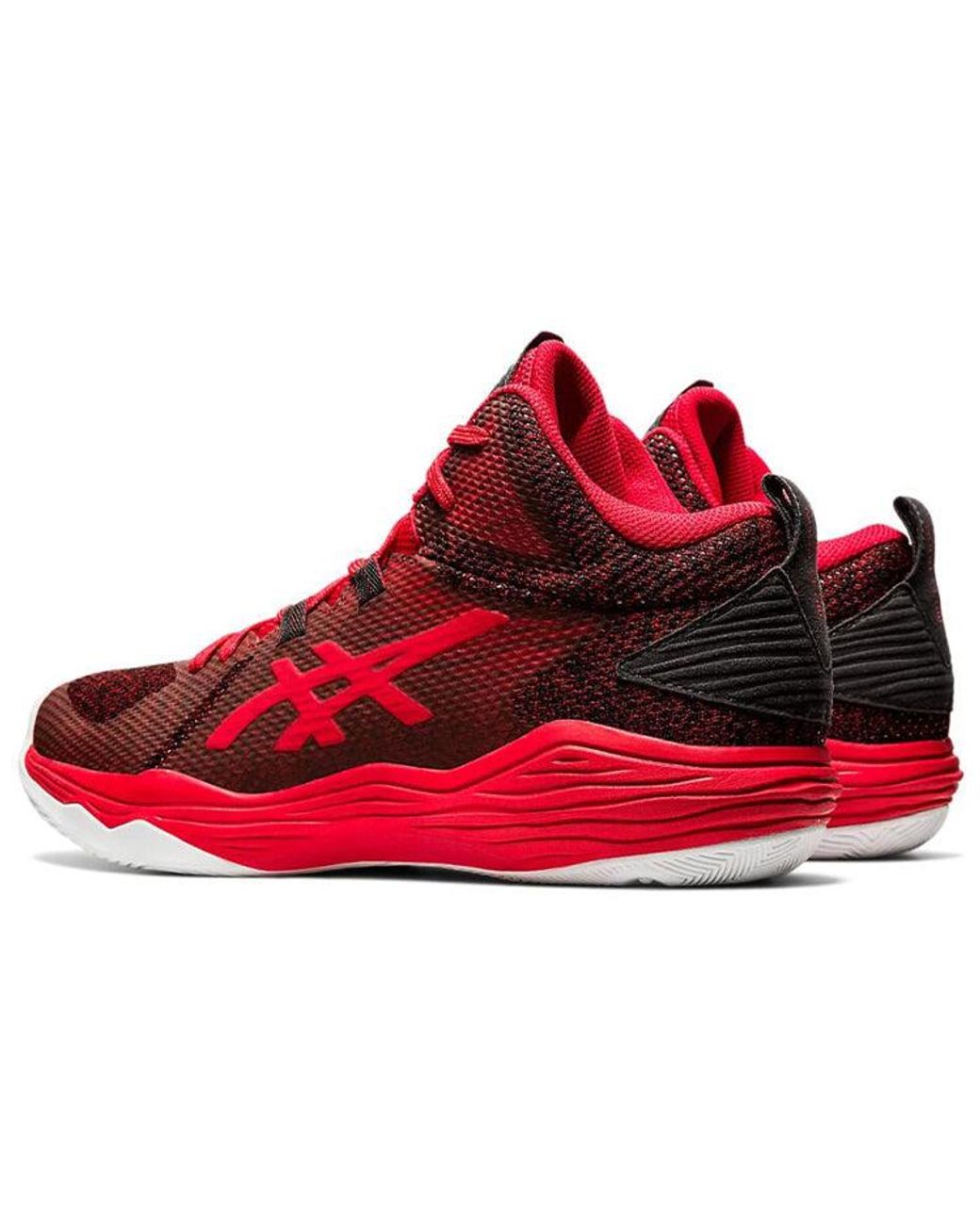 Asics Red Nova Flow Basketball Shoes for men