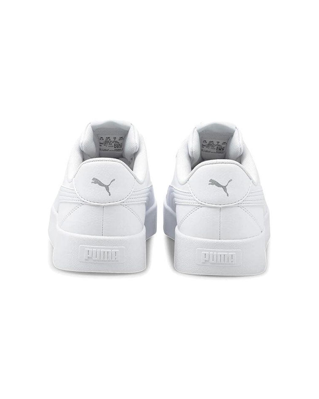 PUMA White Skye Clean Sneakers