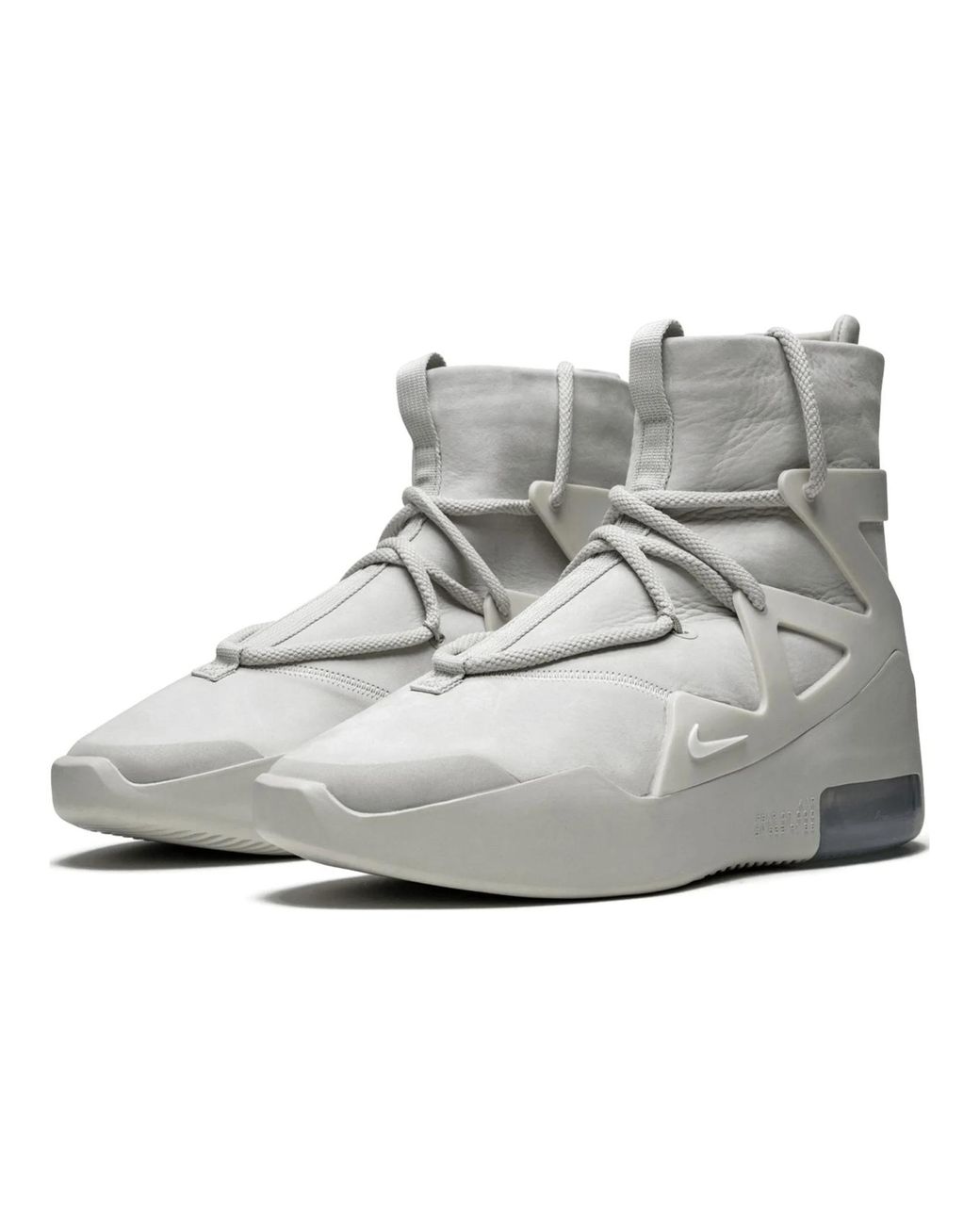men nike air fear of god 1 light bone