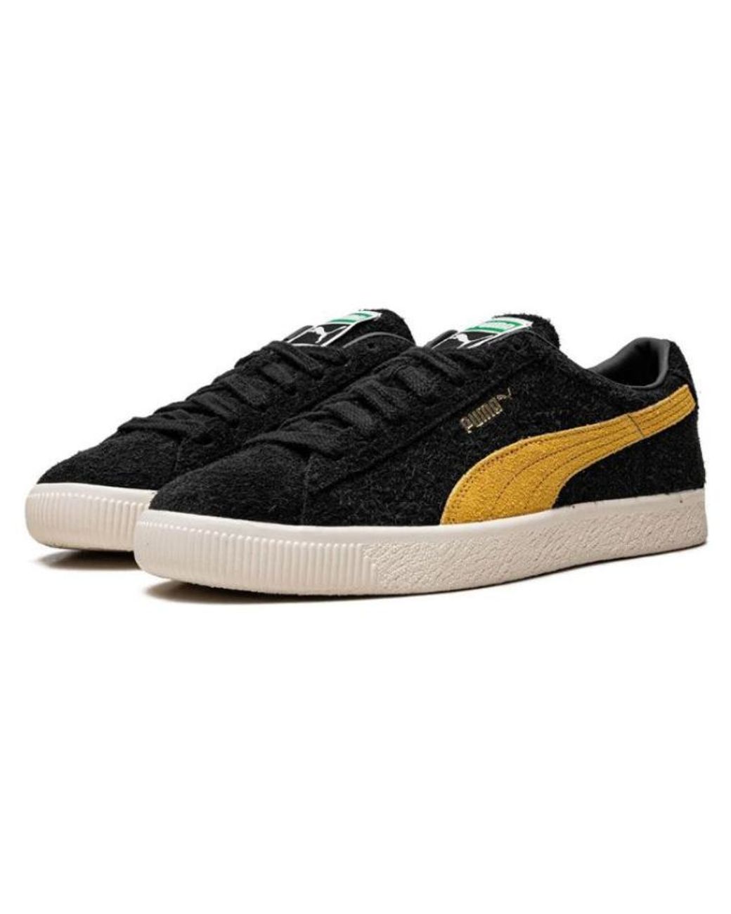 PUMA Black Suede Vintage Hairy Suede Frosted Ivory' for men