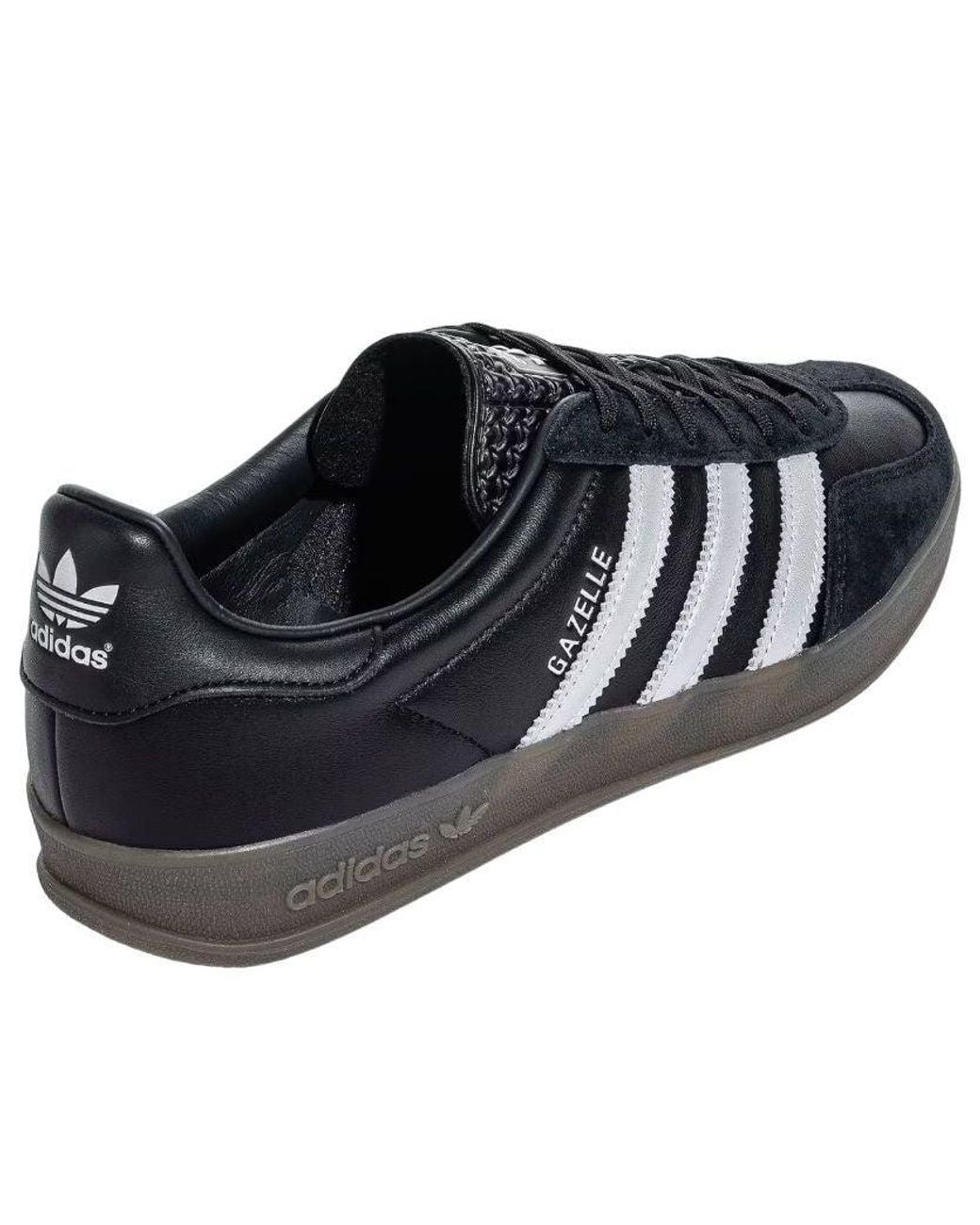 Adidas Black Gazelle Indoor Matte Gum' for men