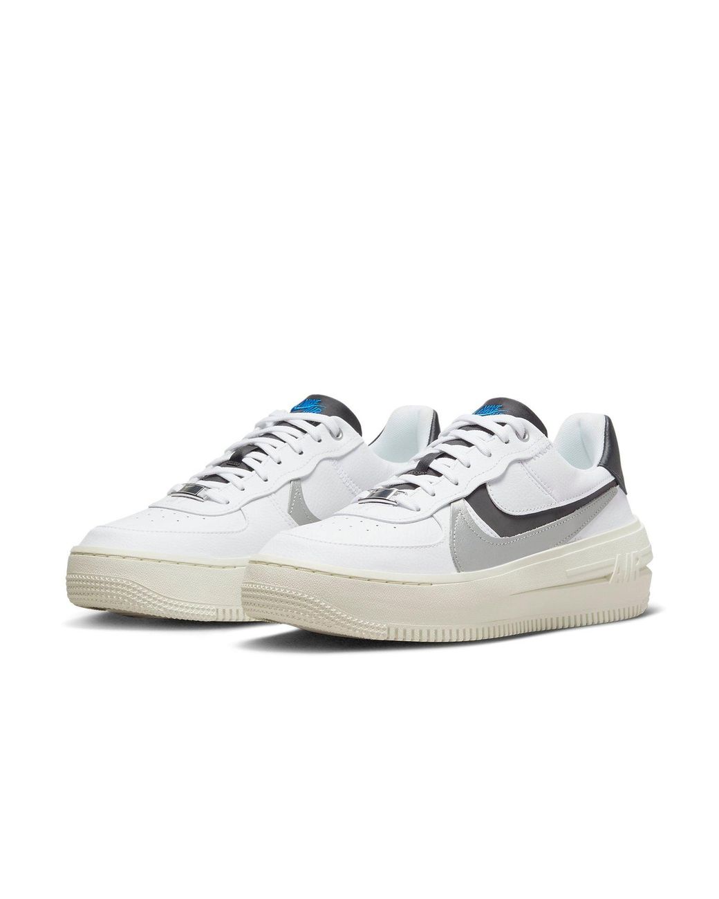Nike White (Wmns) Air Force 1 Plt.Af.Orm Lv8 Metallic'