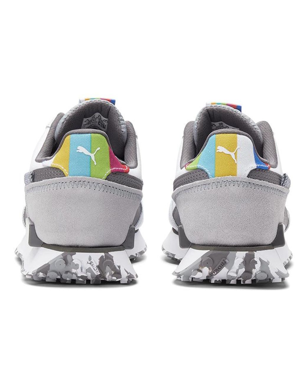 PUMA White Future Rider Noise' for men