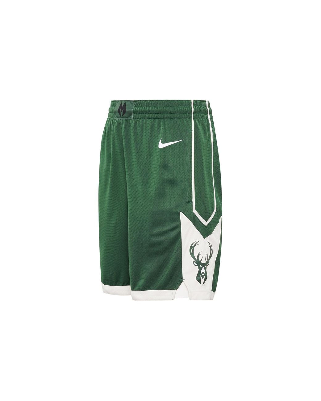 Nike Green Nba Milwaukee Bucks Swingman Shorts for men