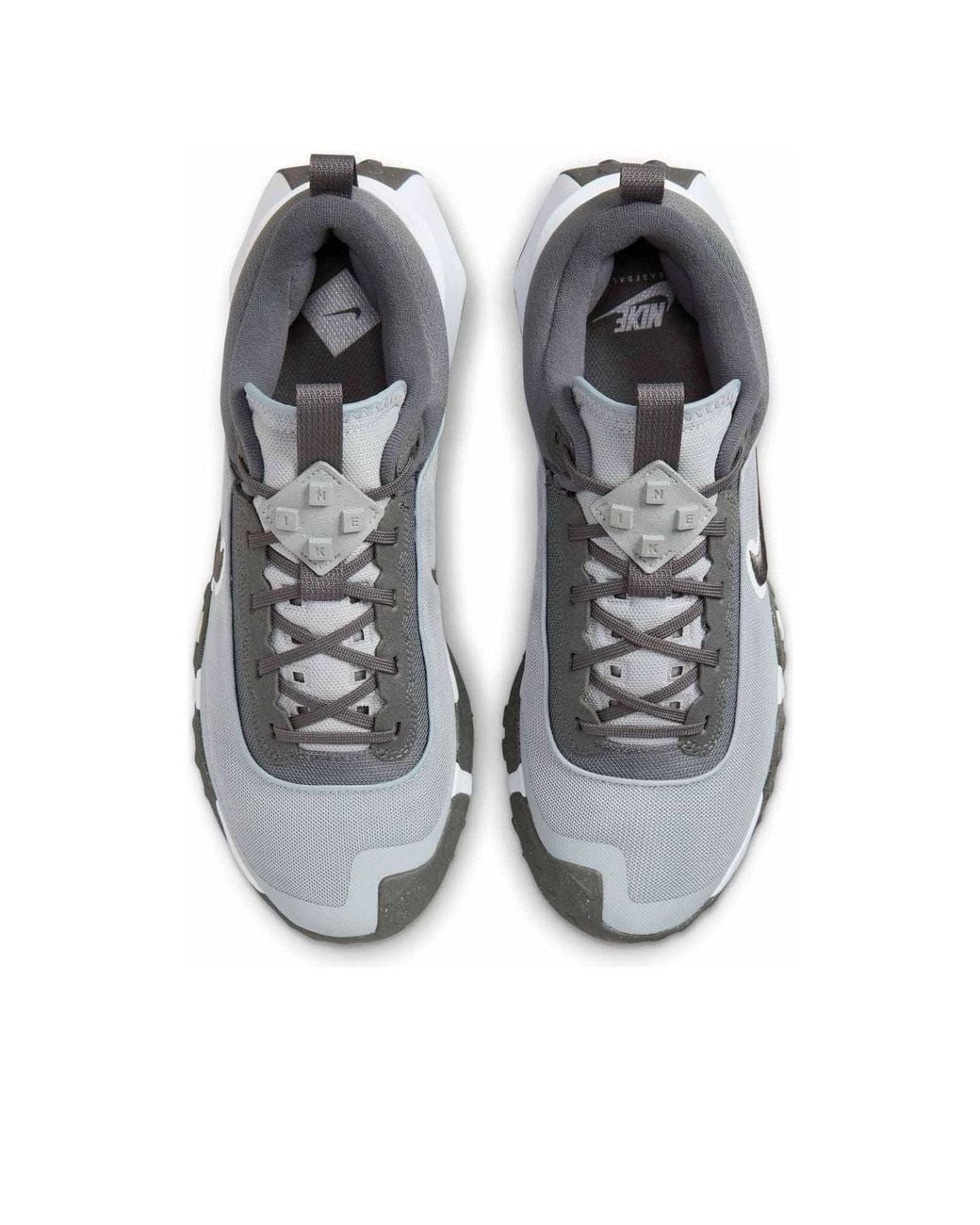 Nike Gray Air Diamond Varsity Turf Baseball Shoes for men
