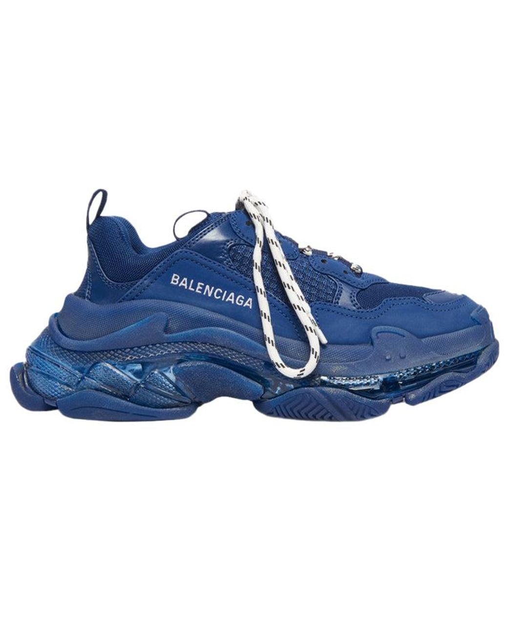 Balenciaga Blue (Wmns) Triple S 'Clear Sole'