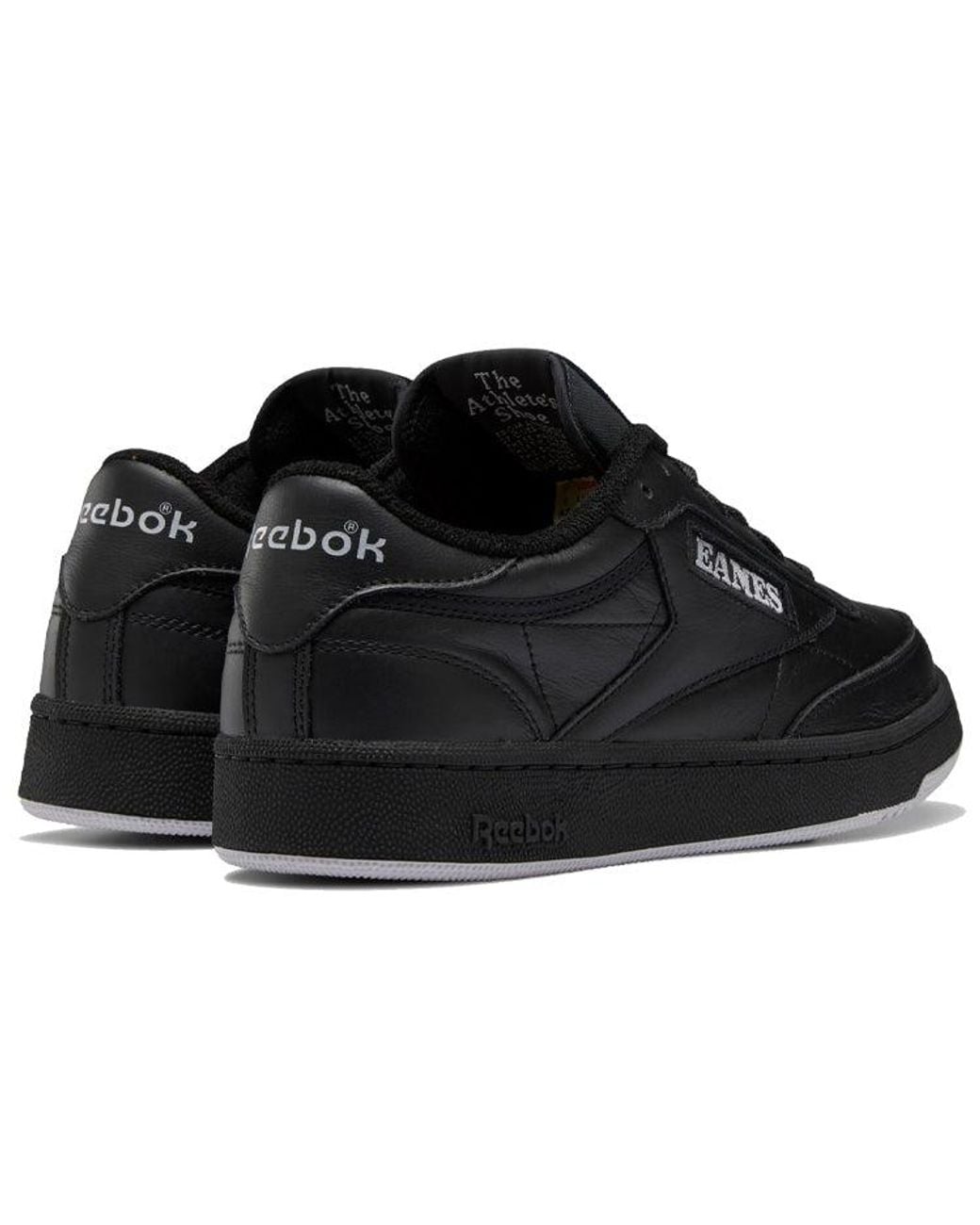 Reebok Black Eames Office X Club C 85 'Monotone Pack for men