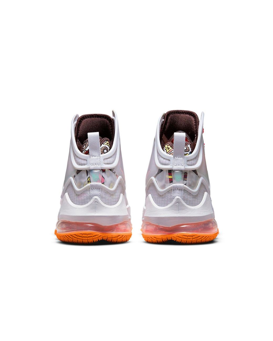 Nike White Lebron 19 'Fast Food' for men