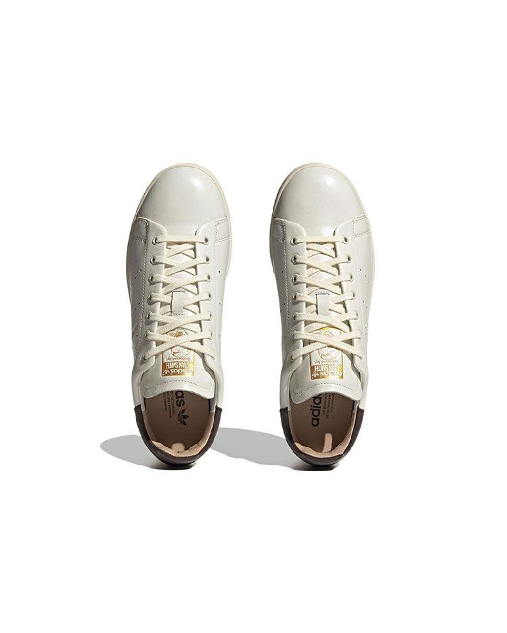 Adidas White Originals Stan Smith Lux Shoes 'Off Dark' for men