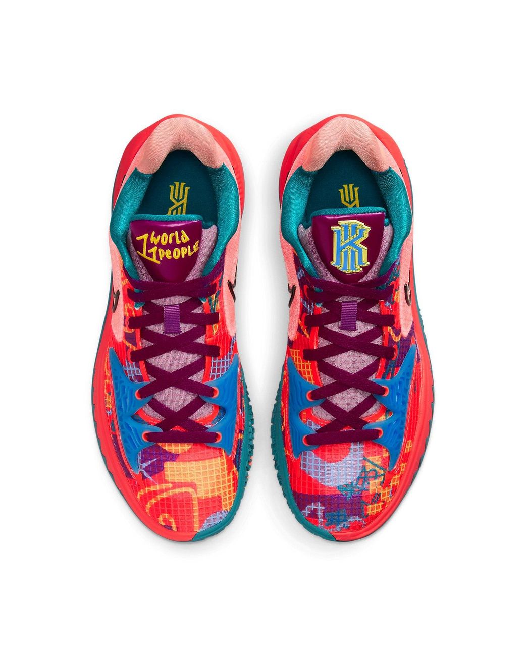Nike Red Kyrie Low 4 Ep '1 World 1 People' for men
