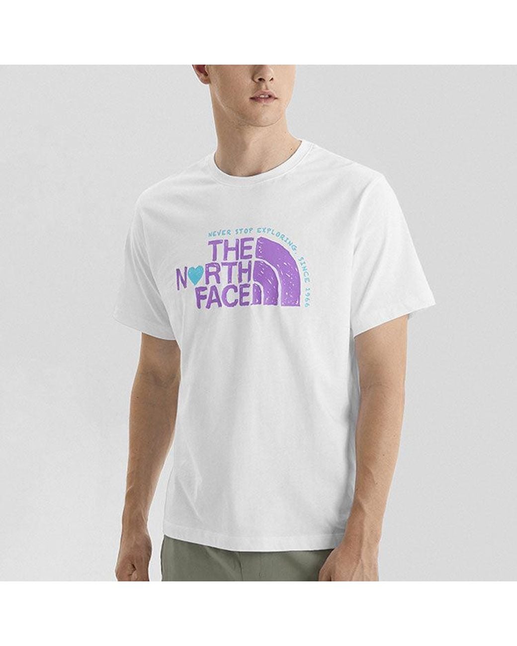 The North Face White Ss22 Logo T-Shirt for men