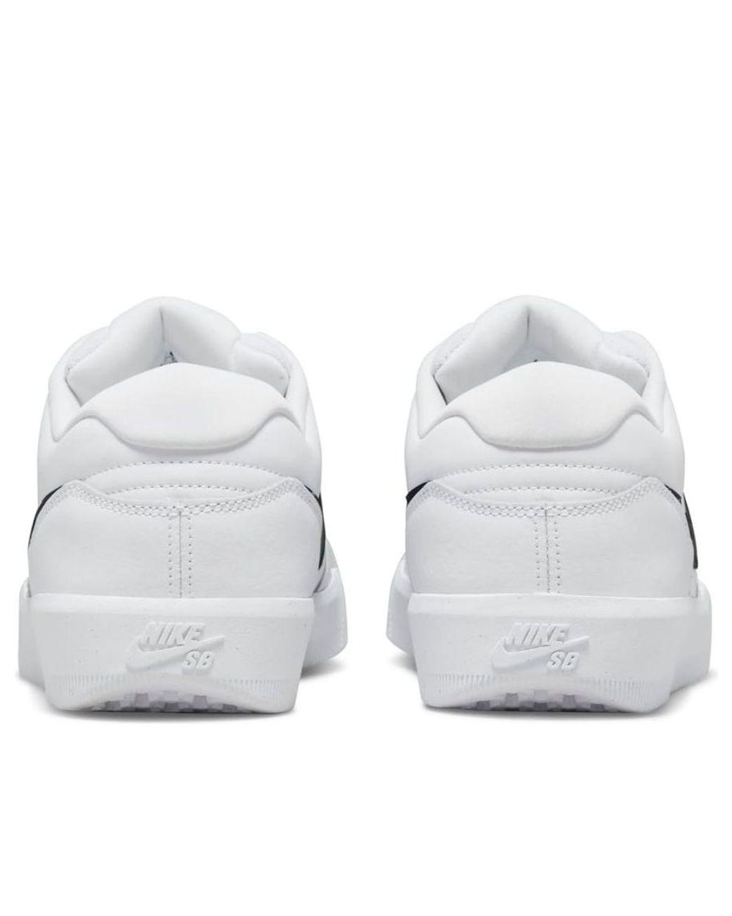 Nike White Sb Force 58 Premium Skate Shoe for men