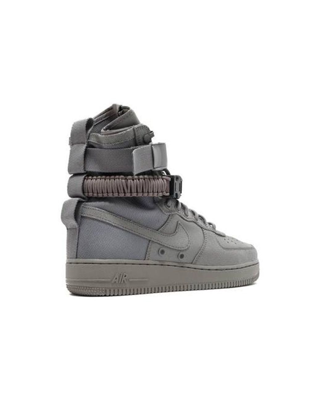 Nike Gray Sf Air Force 1 Qs 'Dust' for men