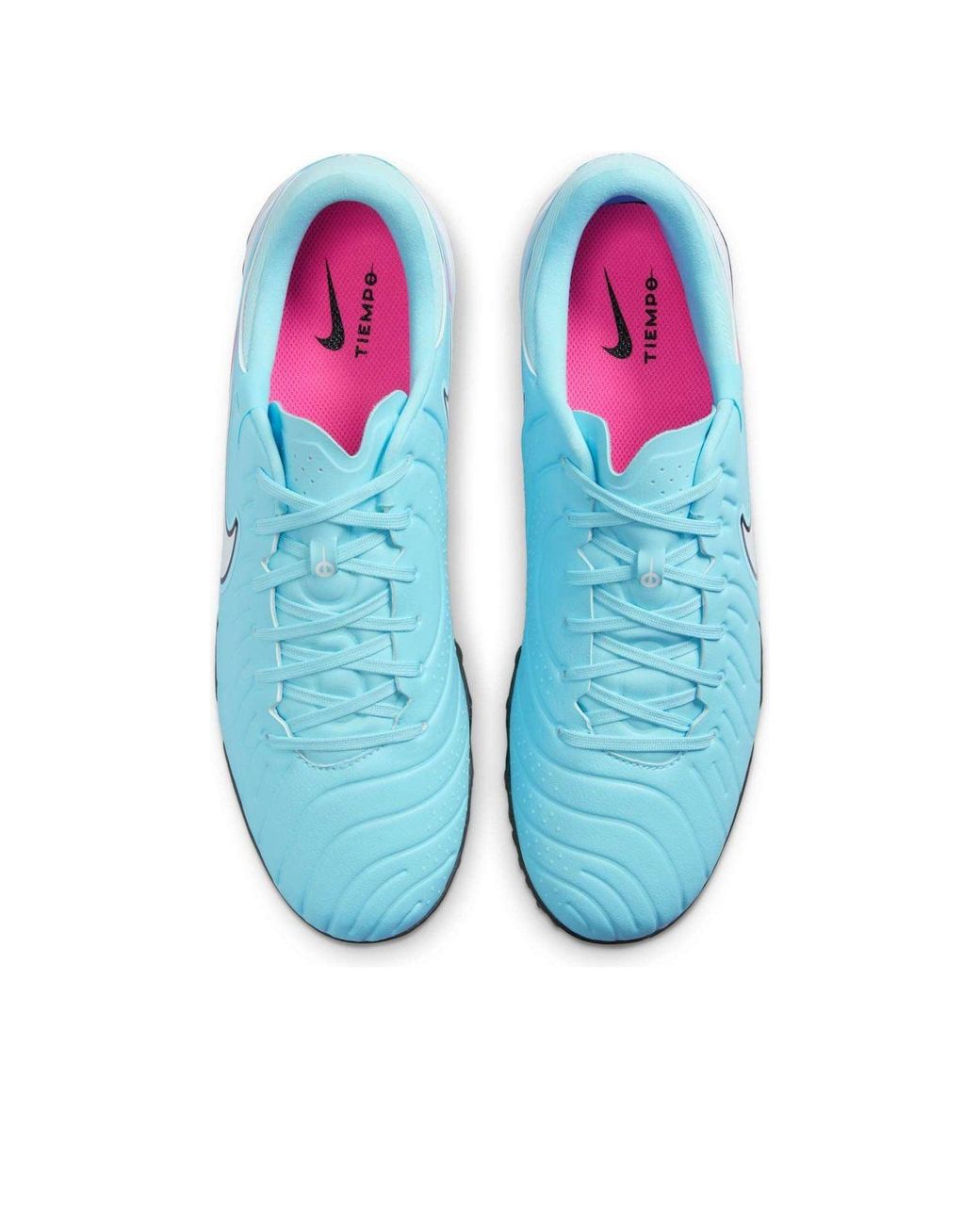 Nike Blue Tiempo Legend 10 Academy Turf Low-Top Football Shoes for men