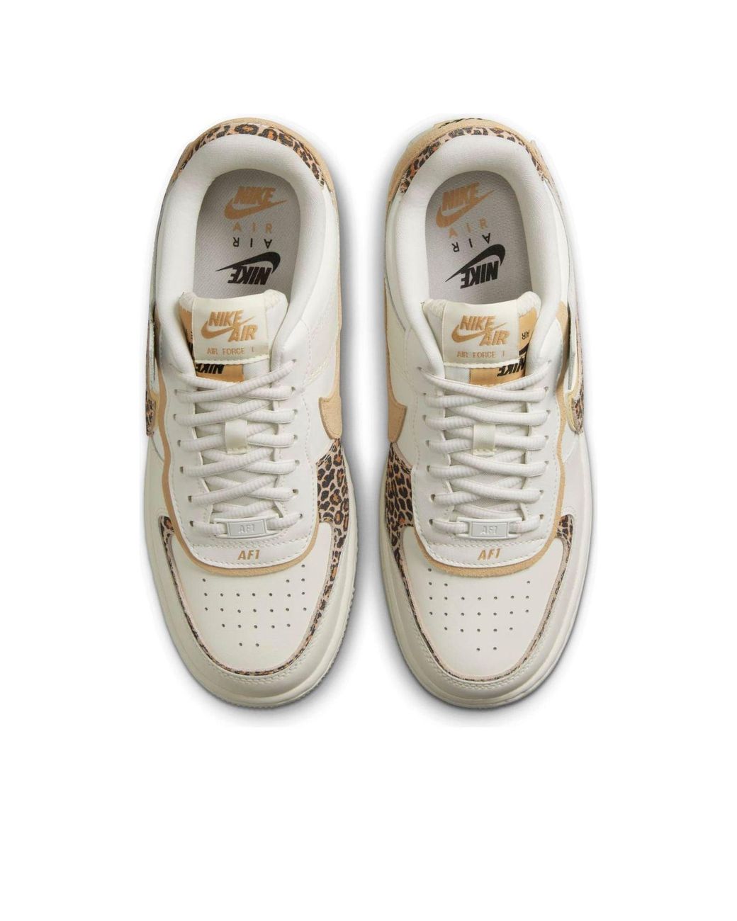 Nike Natural Air Force 1 Shadow 'leopard'