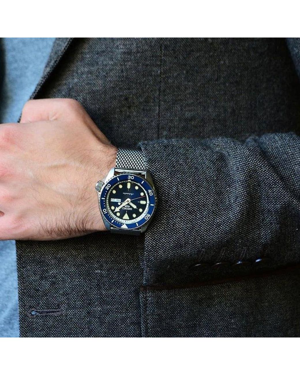 Seiko Metallic No. 5 Series Watch Sports Small